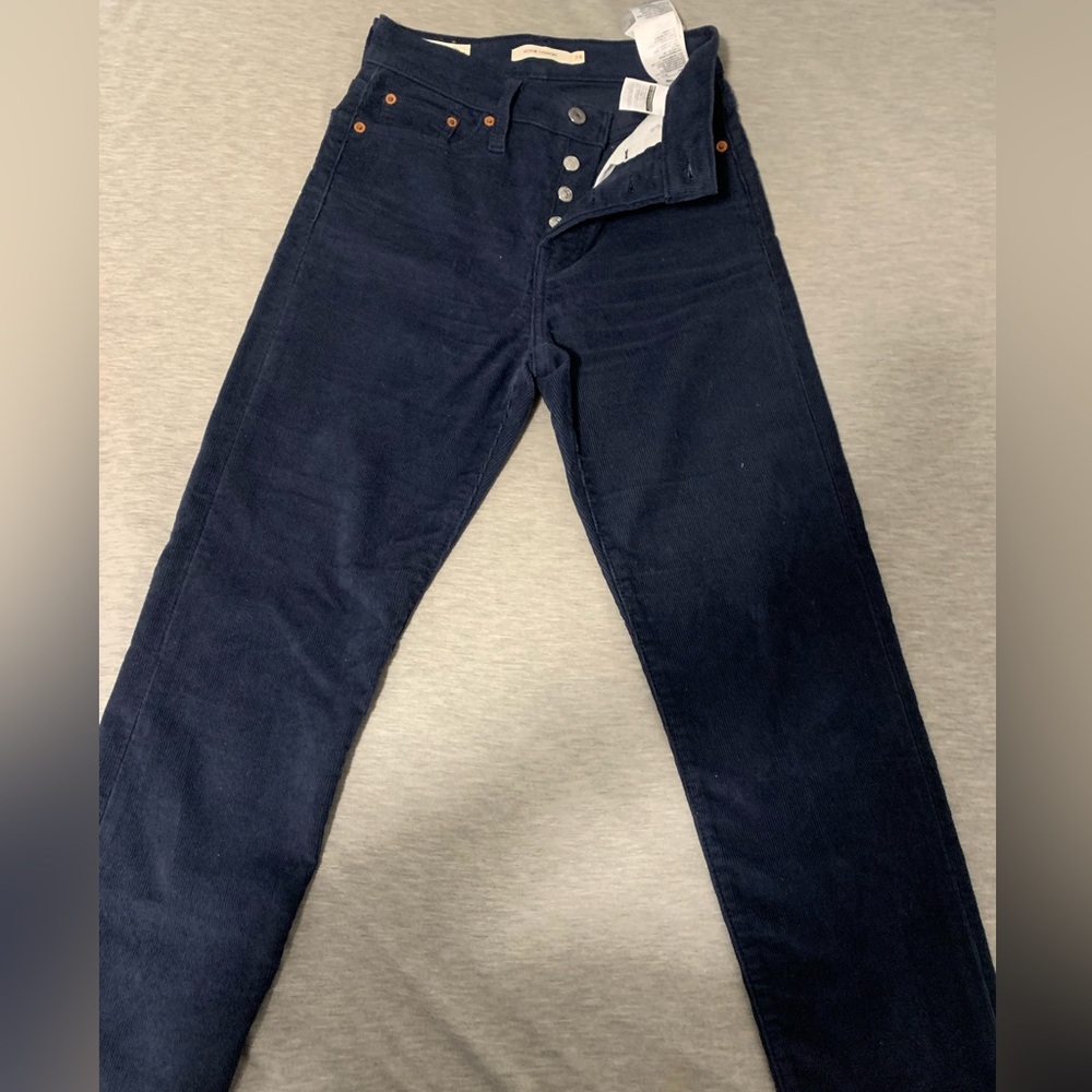 Levis WEDGIE FIT SKINNY WOMEN'S JEANS Corduroy size 24